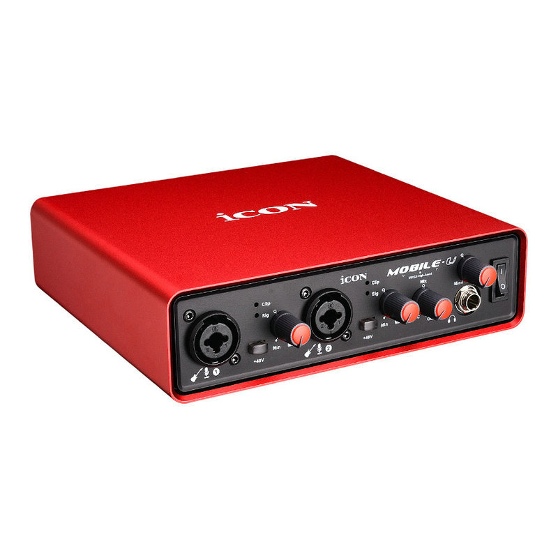 艾肯MOBILE·U VST外置直播专用USB声卡，红色经典