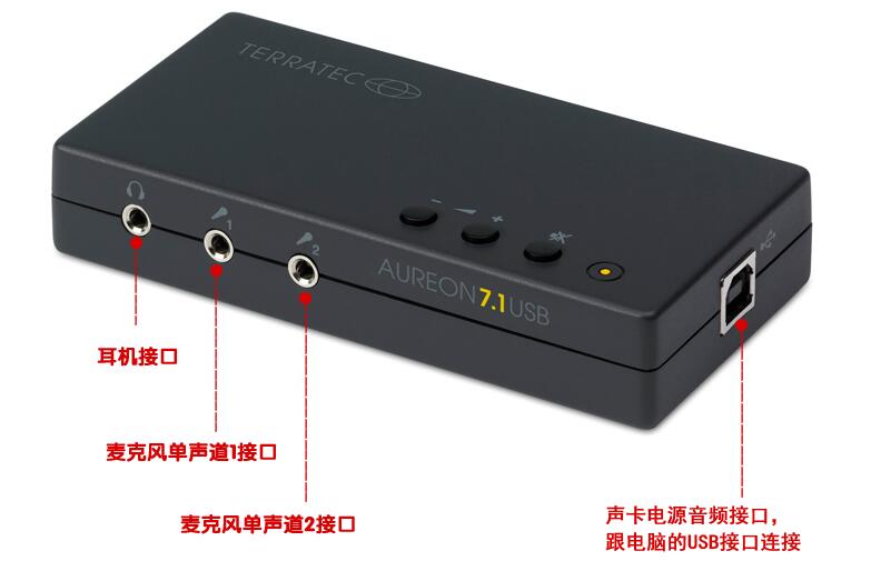 德国坦克 7.1 USB电脑外置光纤数字功放游戏影音吃鸡声卡